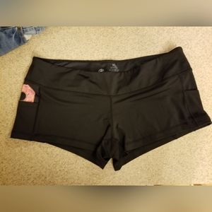 Feed me fight me spandex mini shorts XL